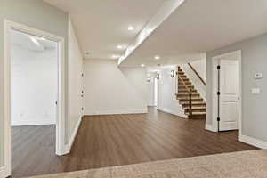 Extension of family room for games, could also be a great space to add a second kitchen.