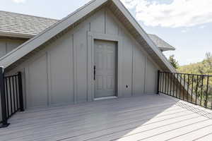 View of deck