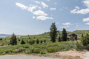 View of mountain background