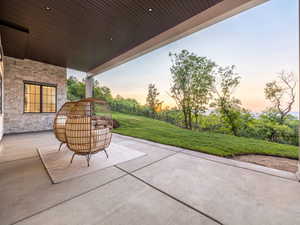 View of patio