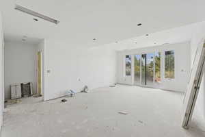 View of unfurnished living room