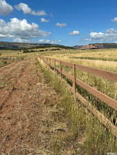 View of yard featuring a view of rural / pastoral area