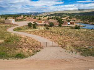 View of rural area with mountains