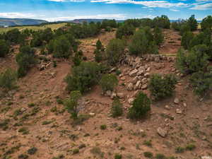 View of mountain background