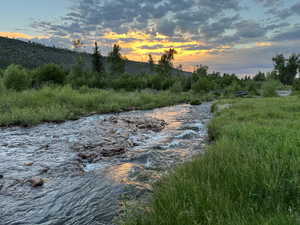Summer Creek Sunset