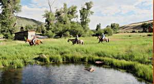 Enjoying One of Many Trails on the Ranch