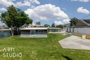 Back of house featuring a patio area