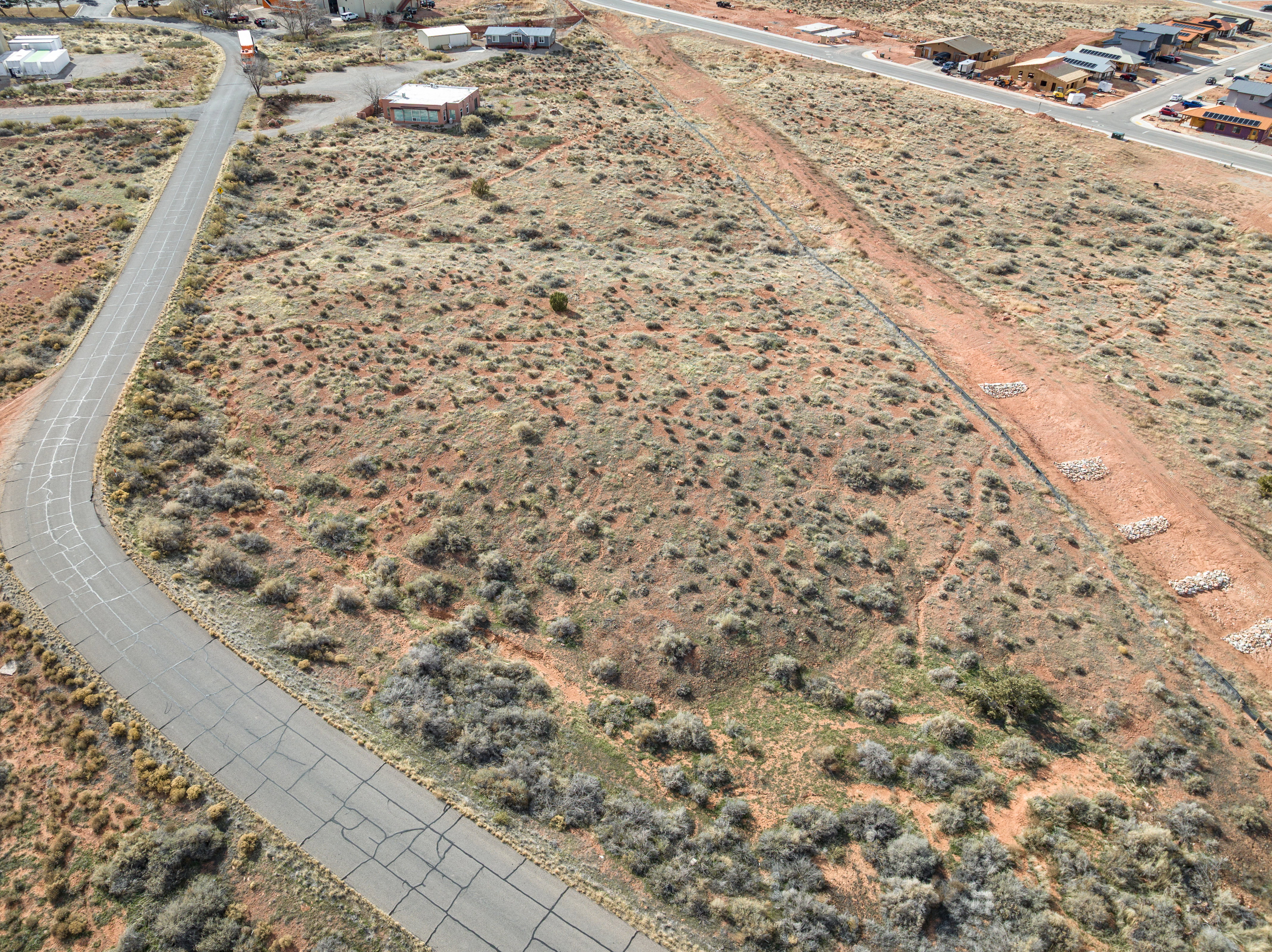 Aerial view of property's location