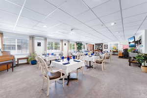 Residents' dining area