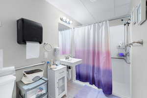 Resident's private bathroom