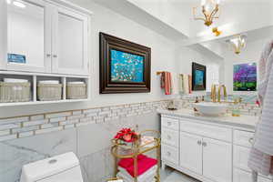 Owner's luxury apartment bathroom