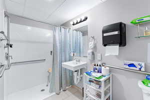 Resident's private bathroom