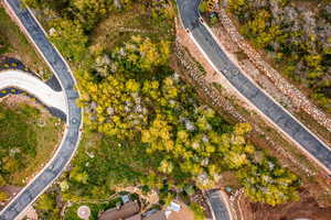 Aerial view of property and surrounding area