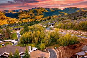 View of mountain background