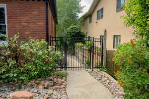 View of gate