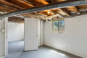 View of basement