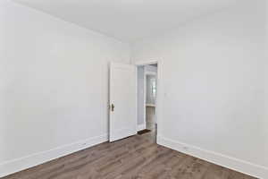 4 bedrooms. Newer vinyl windows in the basement