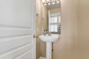 View of bathroom