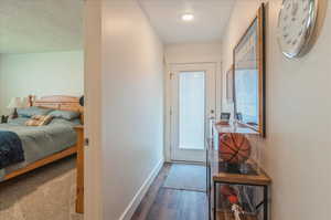 Back door entry way.
