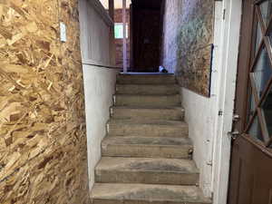 View of stairway