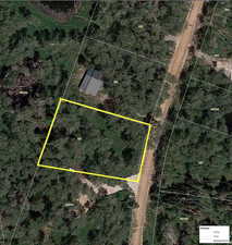 Map of property location with property parcel outlined