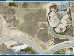 Map / location featuring property parcel outlined