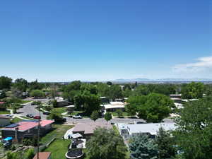 Aerial view of mountains