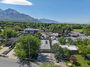 Drone / aerial view of mountains