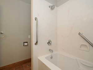 Full bathroom featuring bathtub / shower combination
