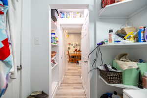 View of storage area