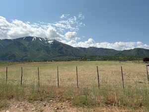 Mountain view featuring rural landscape
