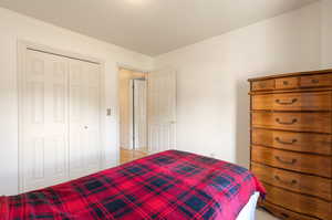 Bedroom featuring a closet