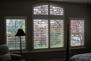Primary bedroom featuring multiple windows