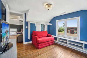 Bedroom with excellent views