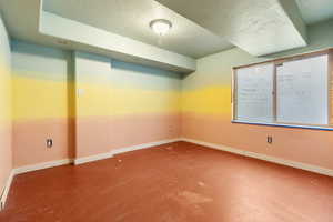 Empty room with baseboards