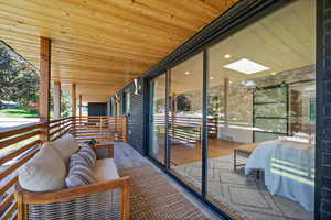 Balcony featuring outdoor lounge area