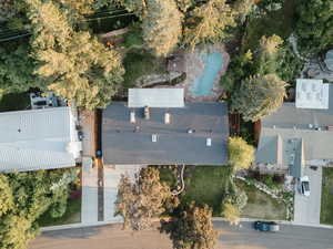Aerial overview of property's location
