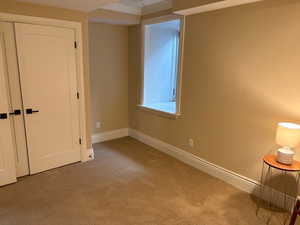 Bedroom #1 down with egress windows and closets