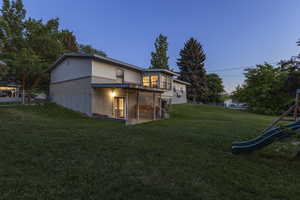 View of back of property