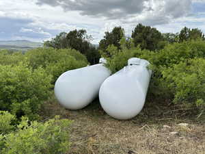 Exterior view of heating fuel tank