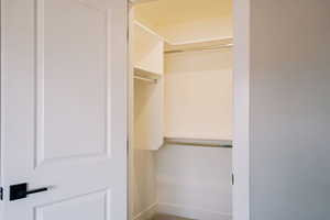 View of closet