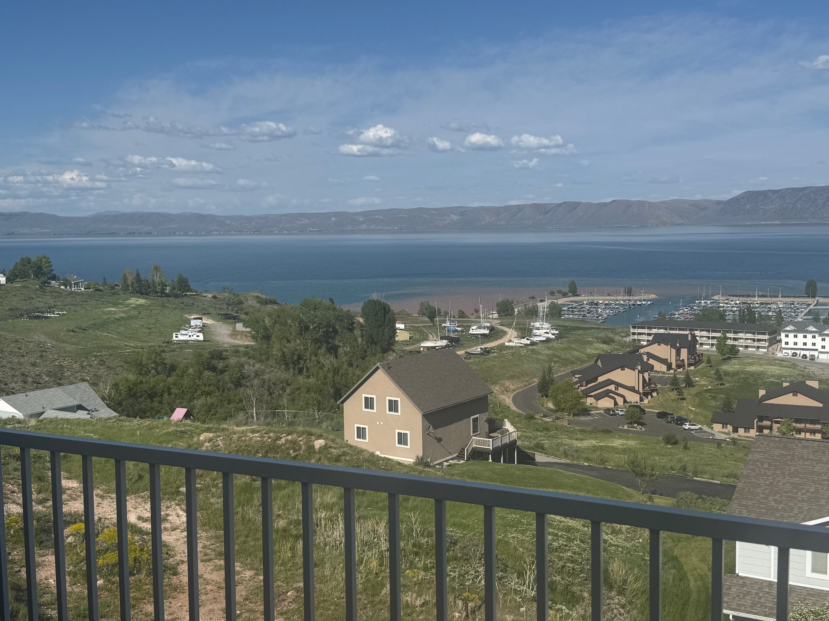 Water view with mountains