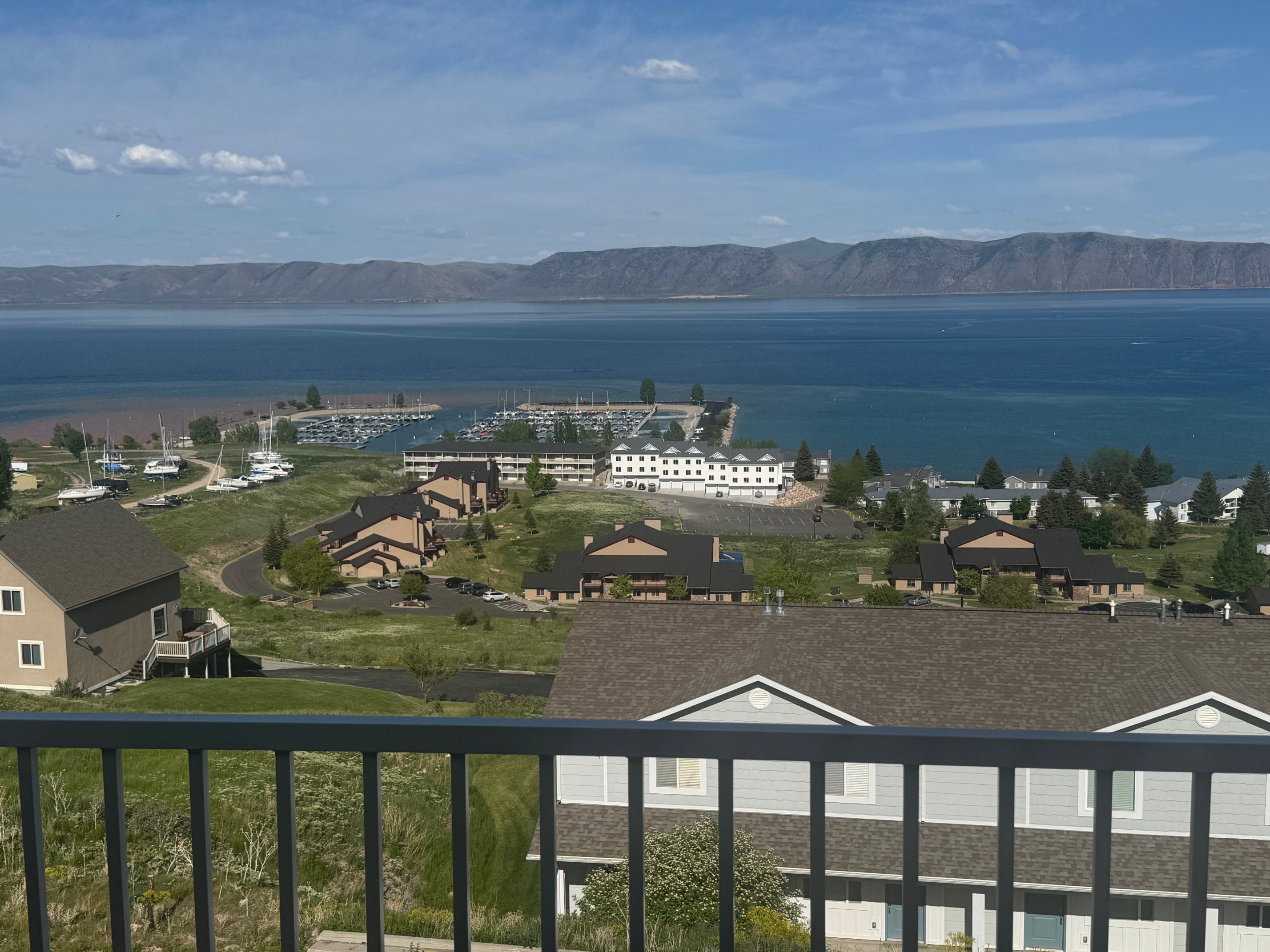 Water view with mountains