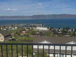 Water view with mountains