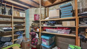 View of storage area