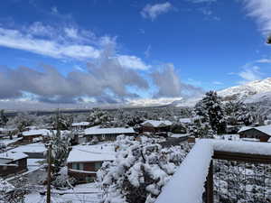 View of mountain backdrop