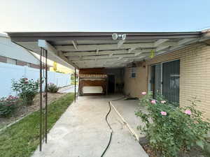 View of patio