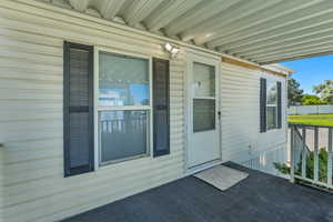 View of property entrance