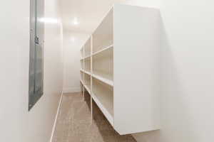 View of storage area