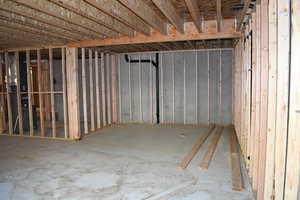 View of basement gym